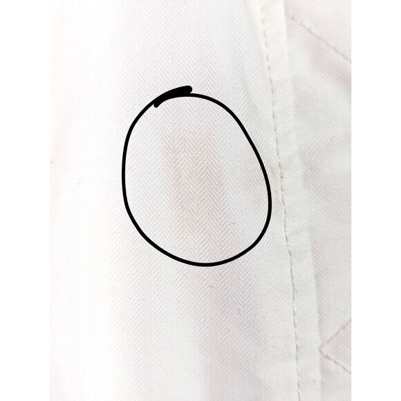 NILS Ski Snow Puffer Hooded Jacket Winter Sports Outdoors Pockets Cream Size 8 - Picture 13 of 14